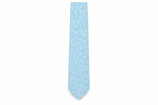 Gilt Edge Mens Blue Geometric Polyester Pointed Tie One Size