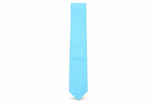 Holmes Mens Blue Polyester Pointed Tie One Size