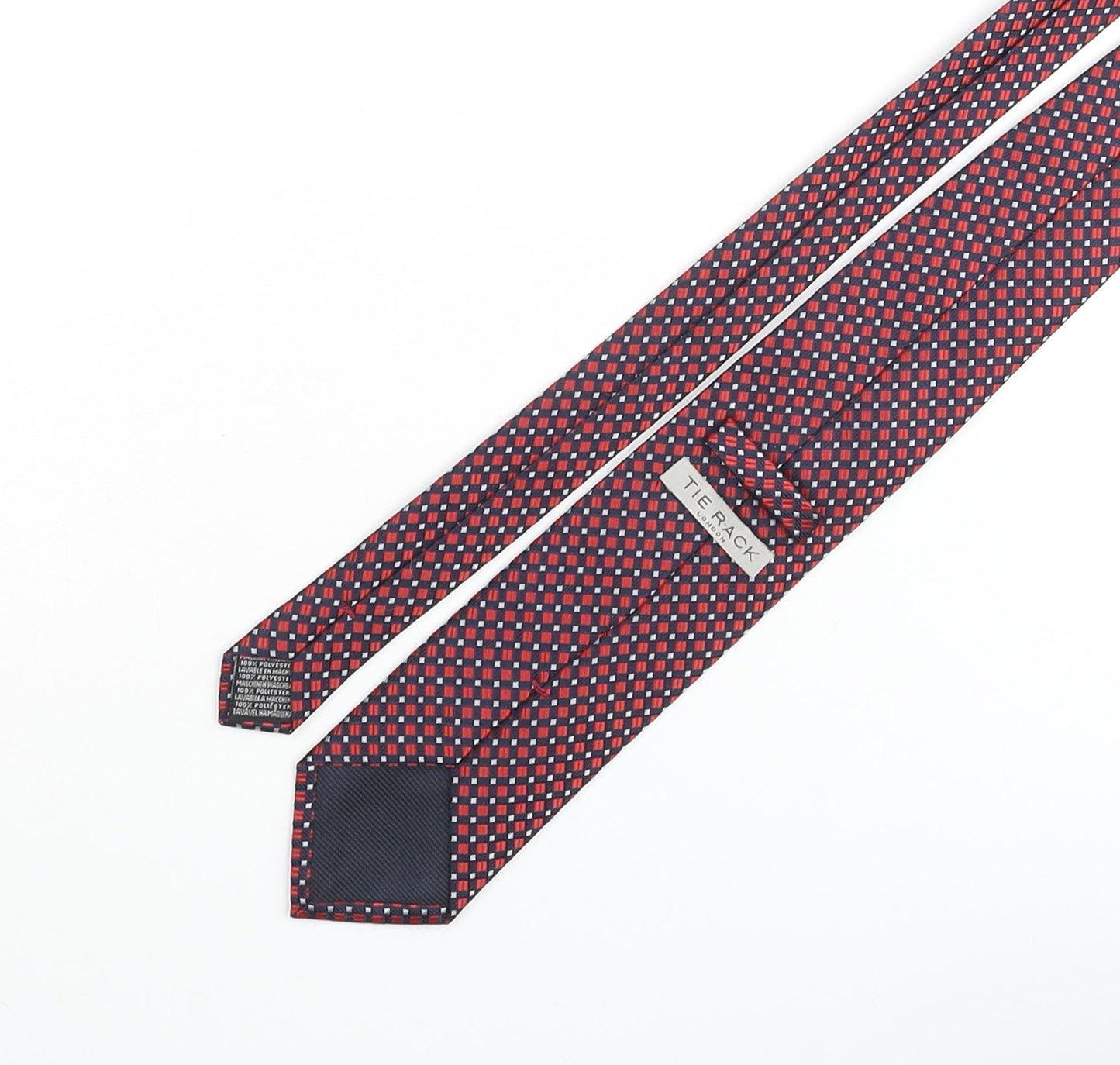 Tie Rack Mens Multicoloured Plaids & Checks Polyester Pointed Tie One Size