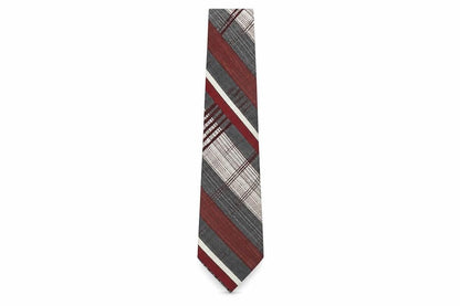 Mens Michaelsons Multicoloured Plaids & Checks  Pointed Tie