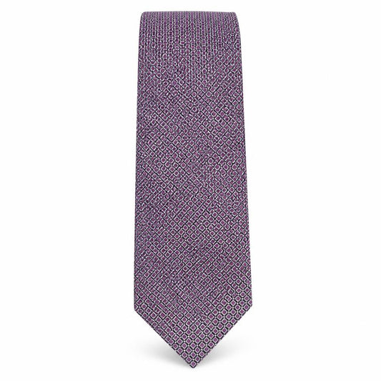 Mens Racing Green Multicoloured Plaids & Checks  Pointed Tie