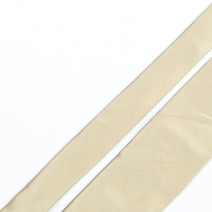 Milan Mens Gold Silk Pointed Tie One Size