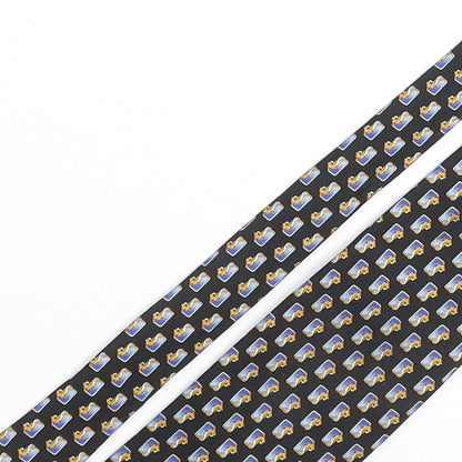 Mens Benjamin James Multicoloured Geometric  Pointed Tie