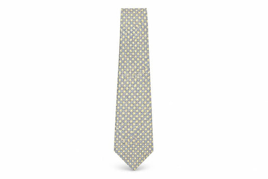Mens Tie Rack Multicoloured Geometric  Pointed Tie