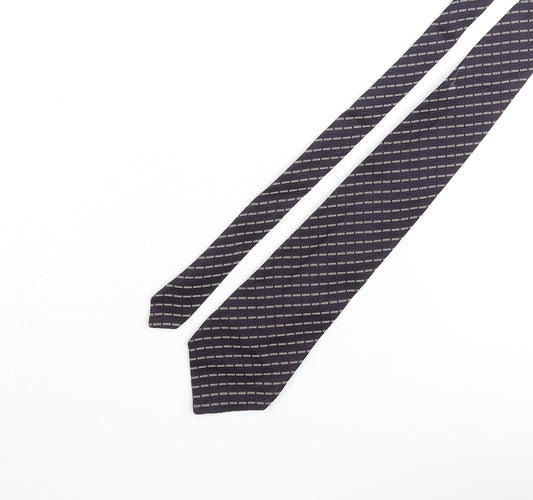 Paul Costelloe Mens Blue Striped Silk Pointed Tie One Size