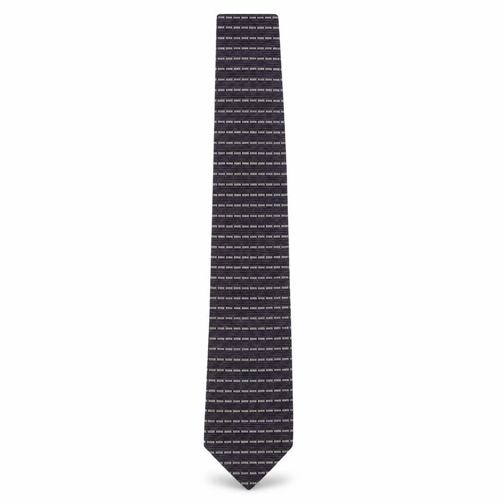 Mens Paul Costelloe Blue Striped  Pointed Tie
