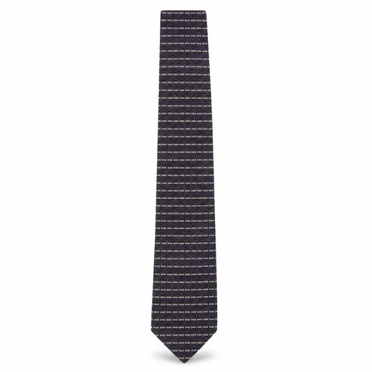 Mens Paul Costelloe Blue Striped  Pointed Tie