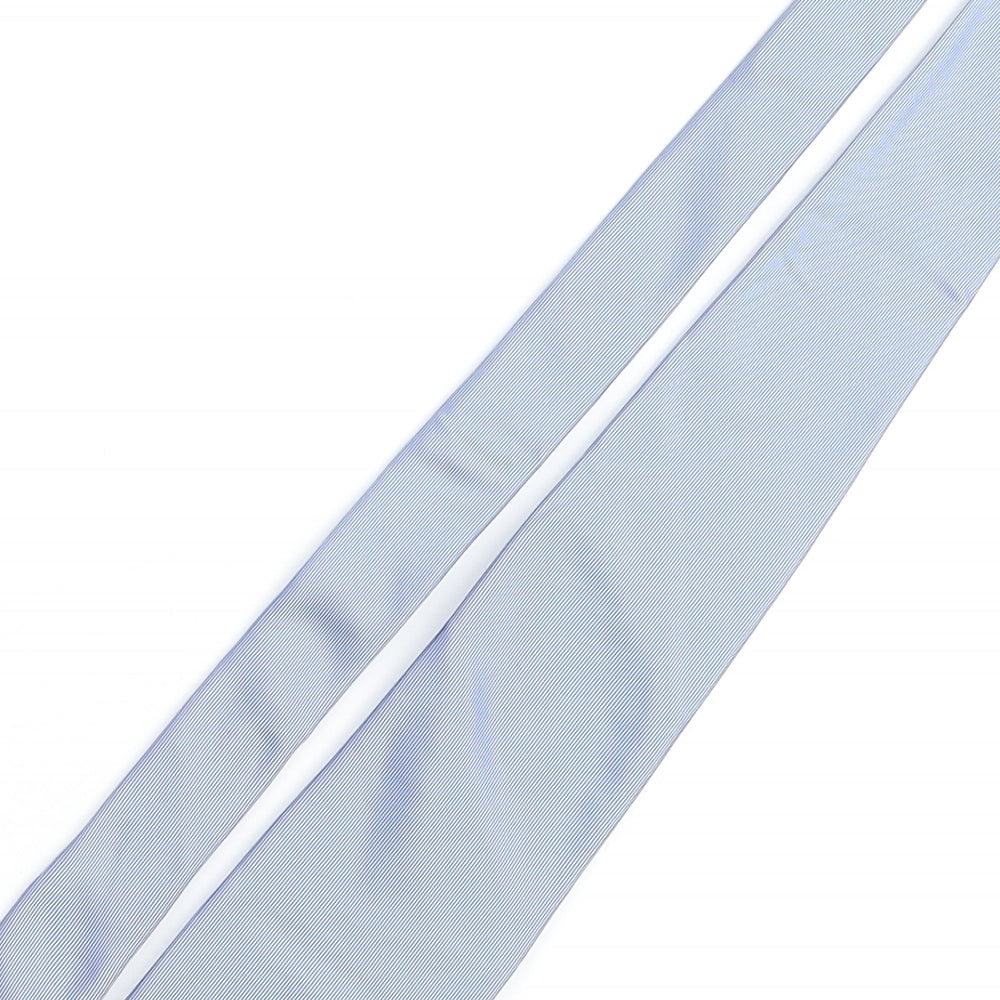 Michaelis Mens Blue Striped Silk Pointed Tie One Size