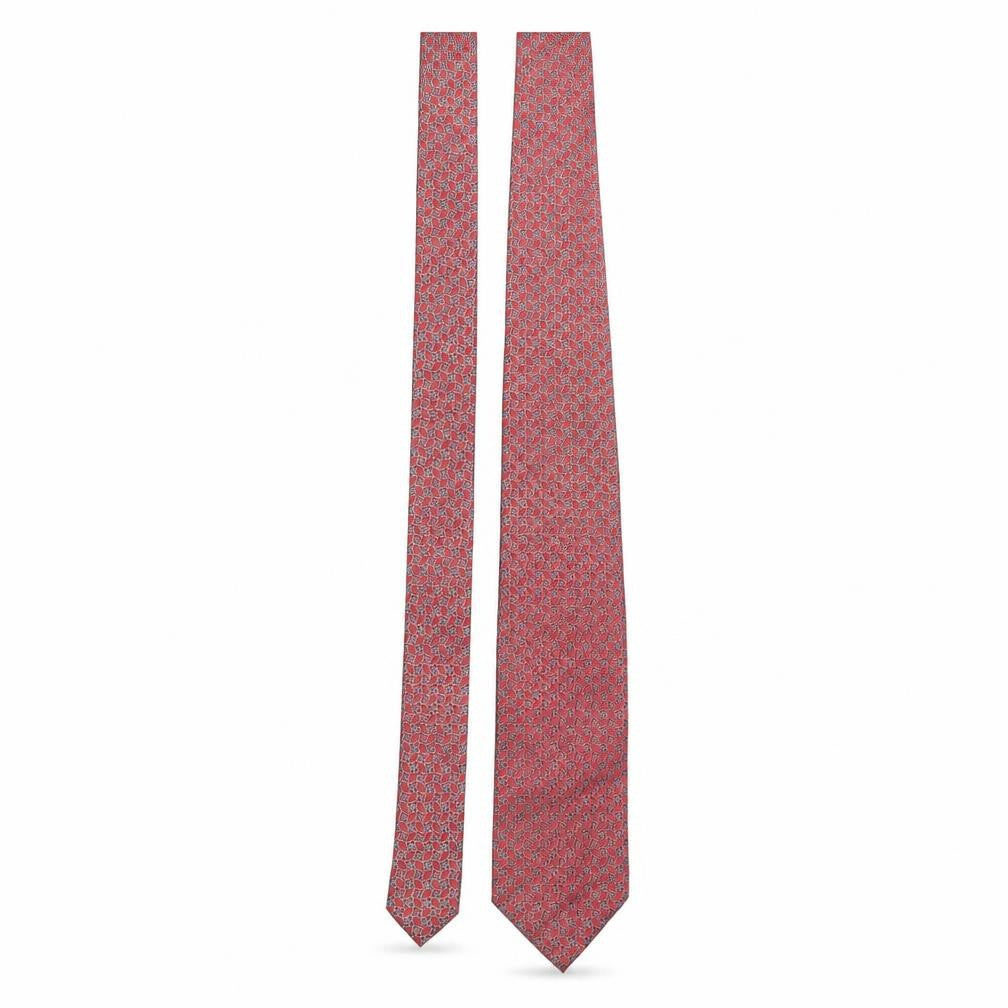 Mens Tie Rack Multicoloured Geometric  Pointed Tie