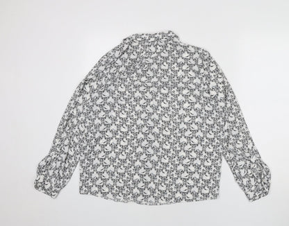 Womens UK Size 12 Dorothy Perkins Multicoloured Basic Button-Up