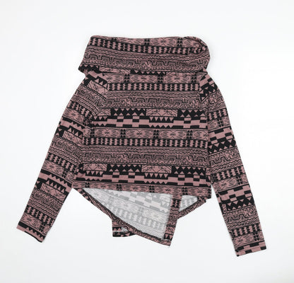 Womens UK Size 12 Miso Pink Cape Jumper