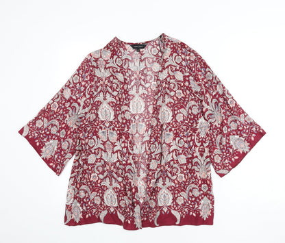 Womens UK Size 8 New Look Multicoloured Basic Blouse