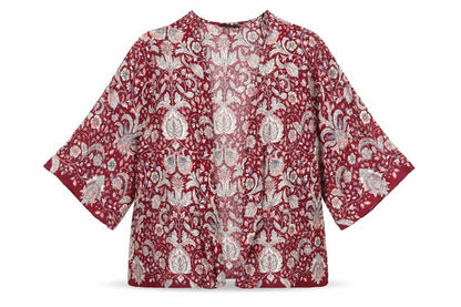 Womens UK Size 8 New Look Multicoloured Basic Blouse