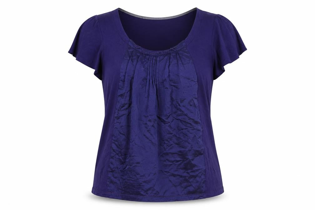 Womens UK Size 14 Betty Jackson Blue Basic Blouse