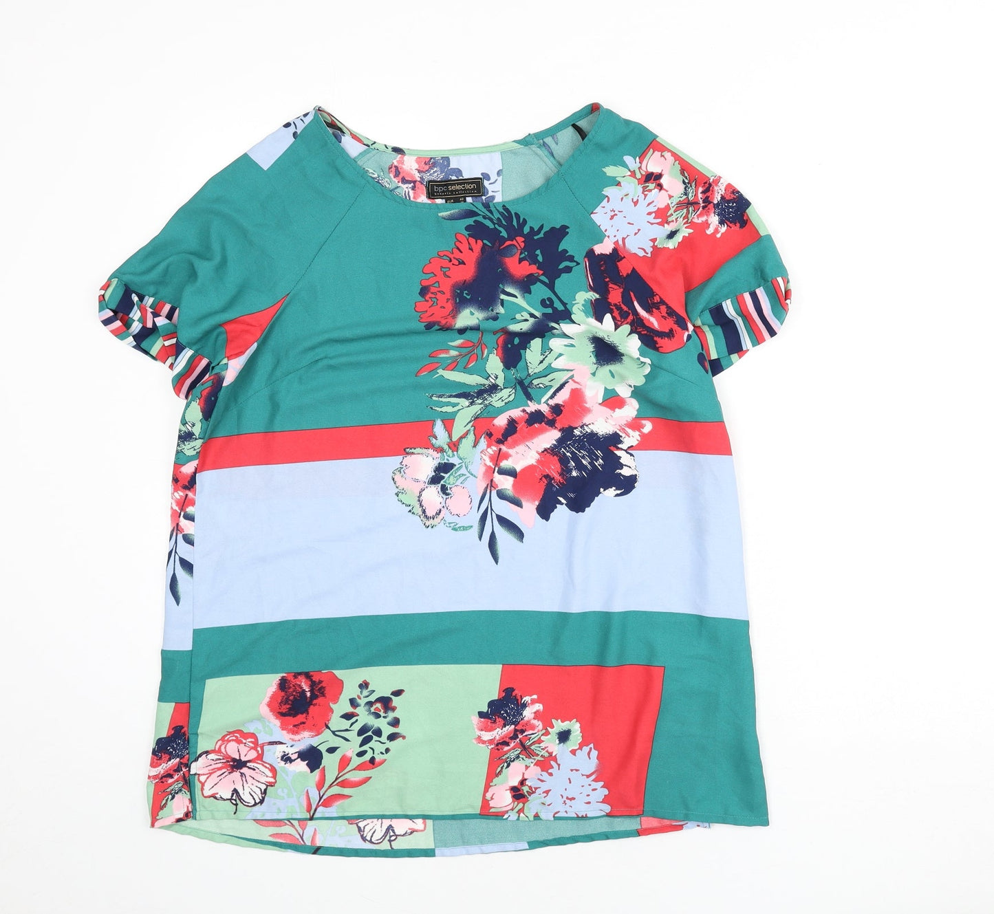 Womens UK Size 16 bpc Multicoloured Basic Blouse
