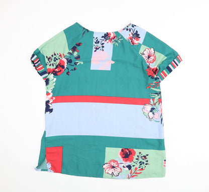Womens UK Size 16 bpc Multicoloured Basic Blouse