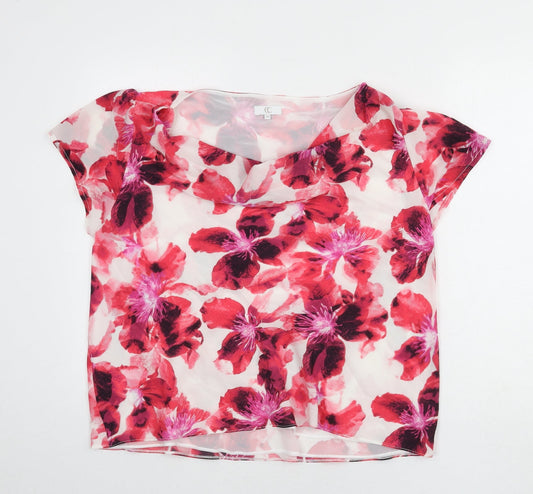 Womens UK Size 20 CC Multicoloured Basic Blouse