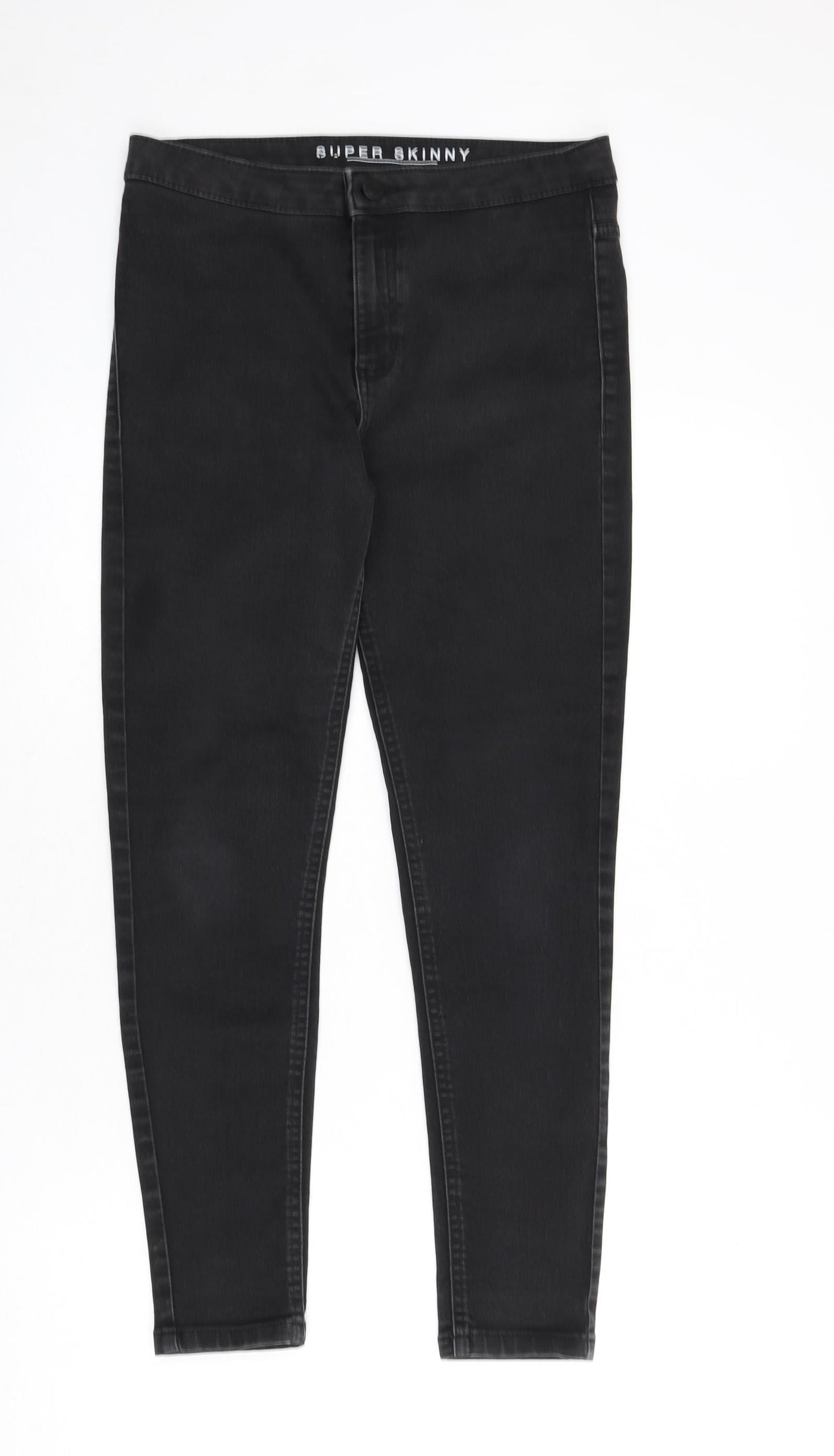 Womens UK Size 12 Marks and Spencer Regular Fit Skinny Grey Jeans