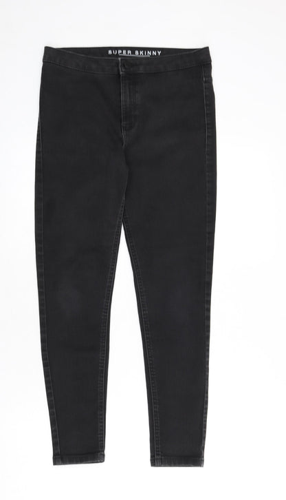 Womens UK Size 12 Marks and Spencer Regular Fit Skinny Grey Jeans