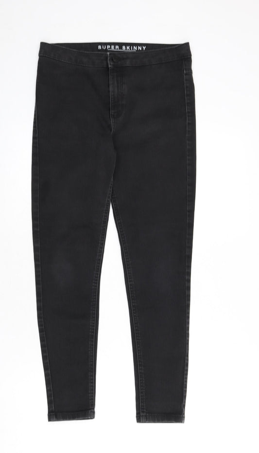 Womens UK Size 12 Marks and Spencer Regular Fit Skinny Grey Jeans
