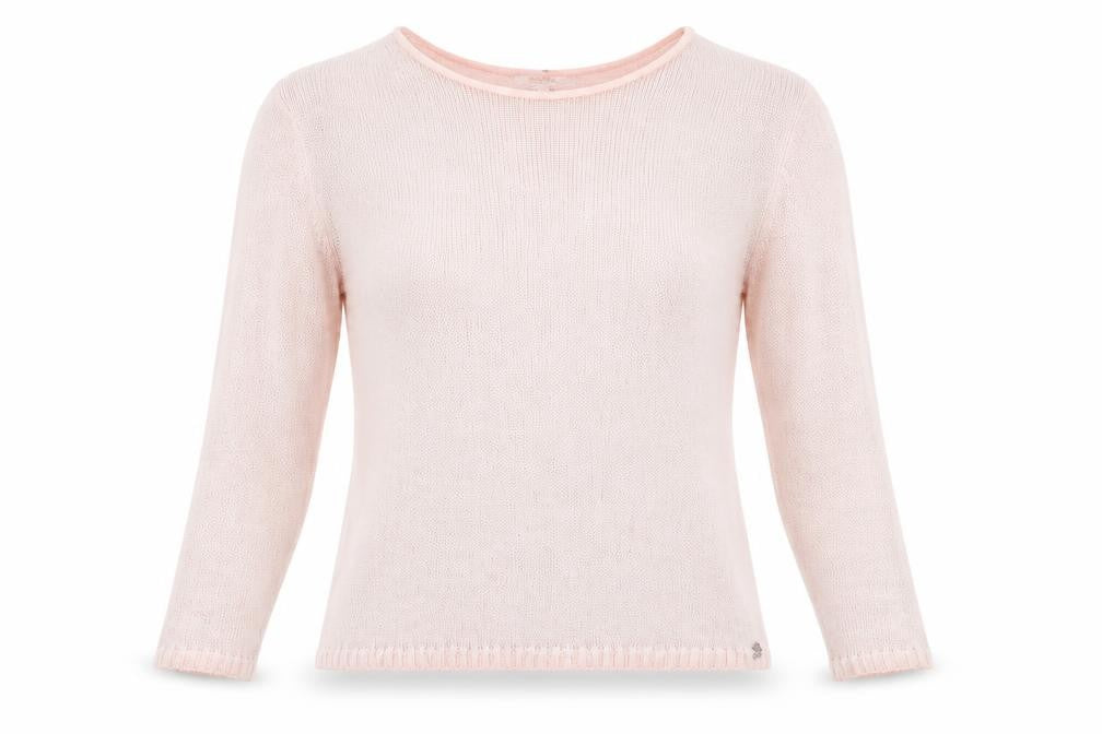 Womens UK Size S Sandwich Pink Pullover Jumper