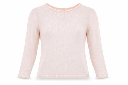 Womens UK Size S Sandwich Pink Pullover Jumper