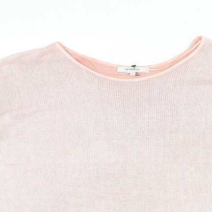 Womens UK Size S Sandwich Pink Pullover Jumper