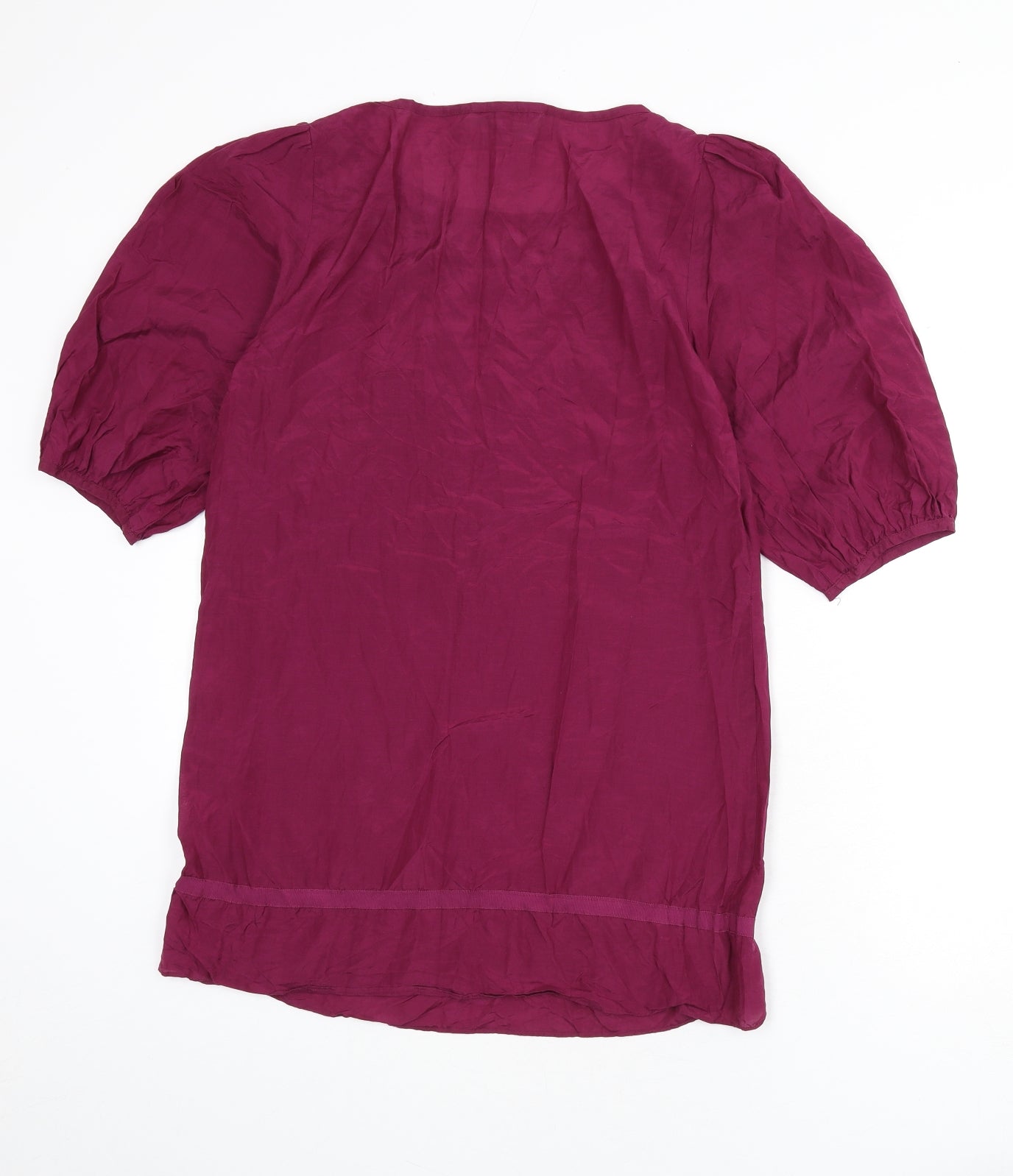 Womens UK Size 10 Limited Edition Purple Tunic Blouse