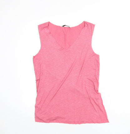 Womens UK Size M Mango Purple Basic Tank