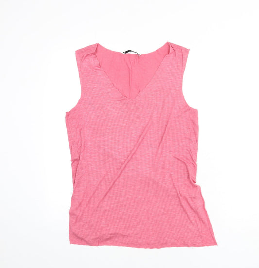 Womens UK Size M Mango Purple Basic Tank