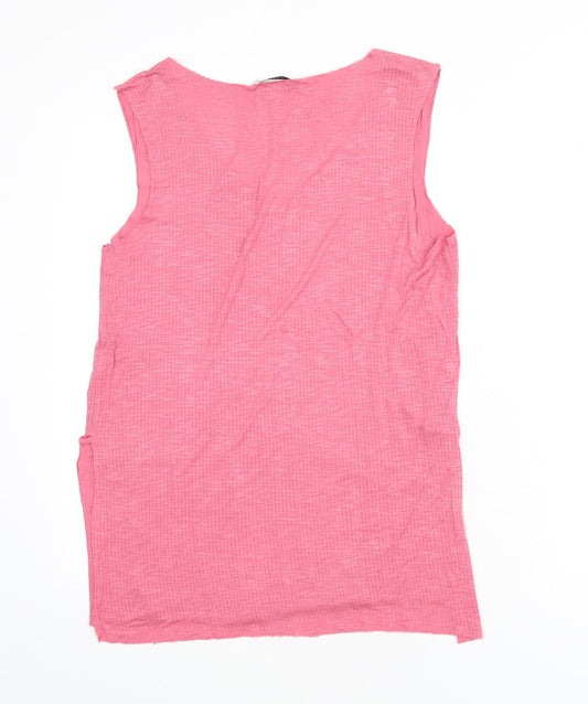 Womens UK Size M Mango Purple Basic Tank