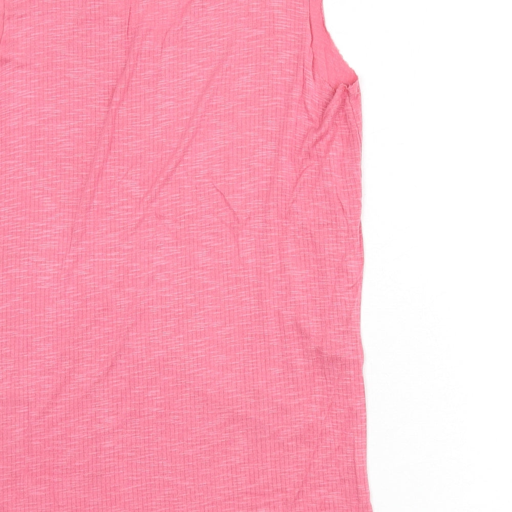 Womens UK Size M Mango Purple Basic Tank