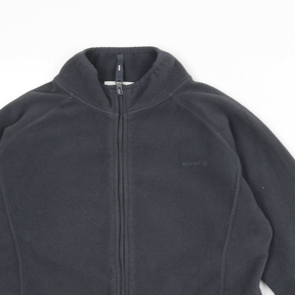 Olympus Womens Grey Jacket Size 8 Zip