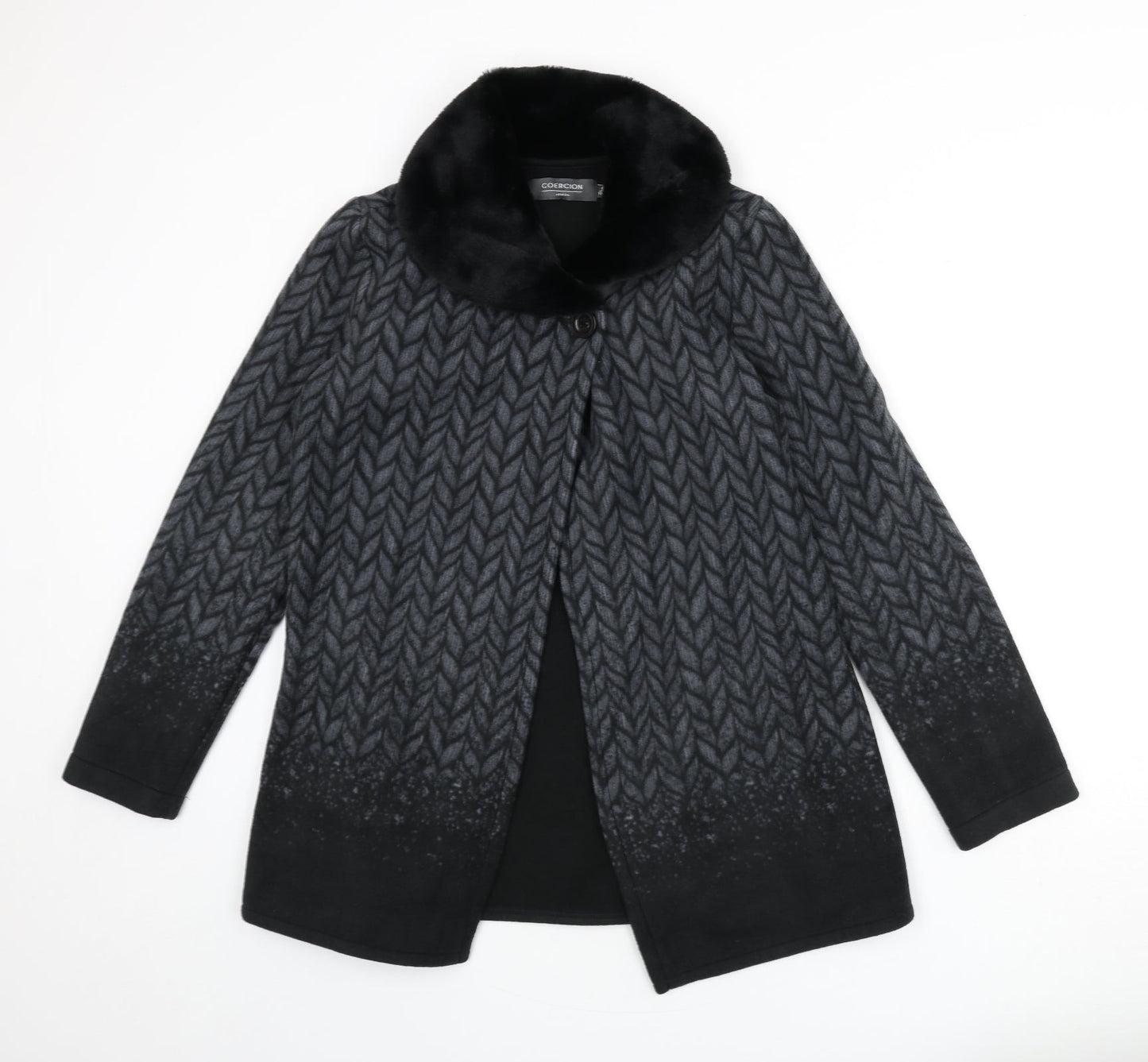 Womens UK Size S Coercion Black Jacket