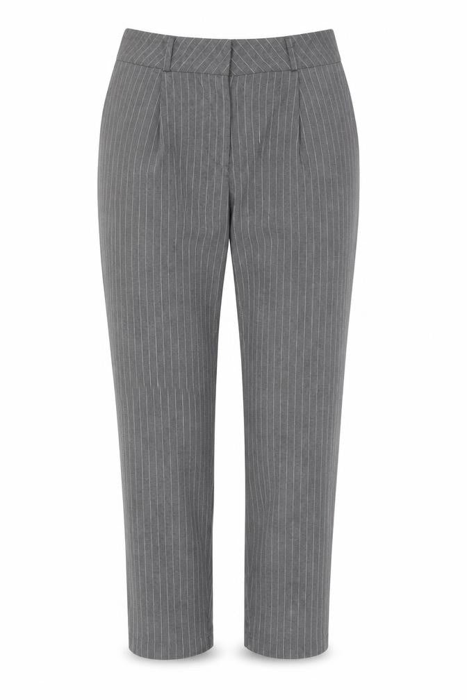 Womens UK Size 12 New Look Regular Fit Dress Pants Grey Trousers