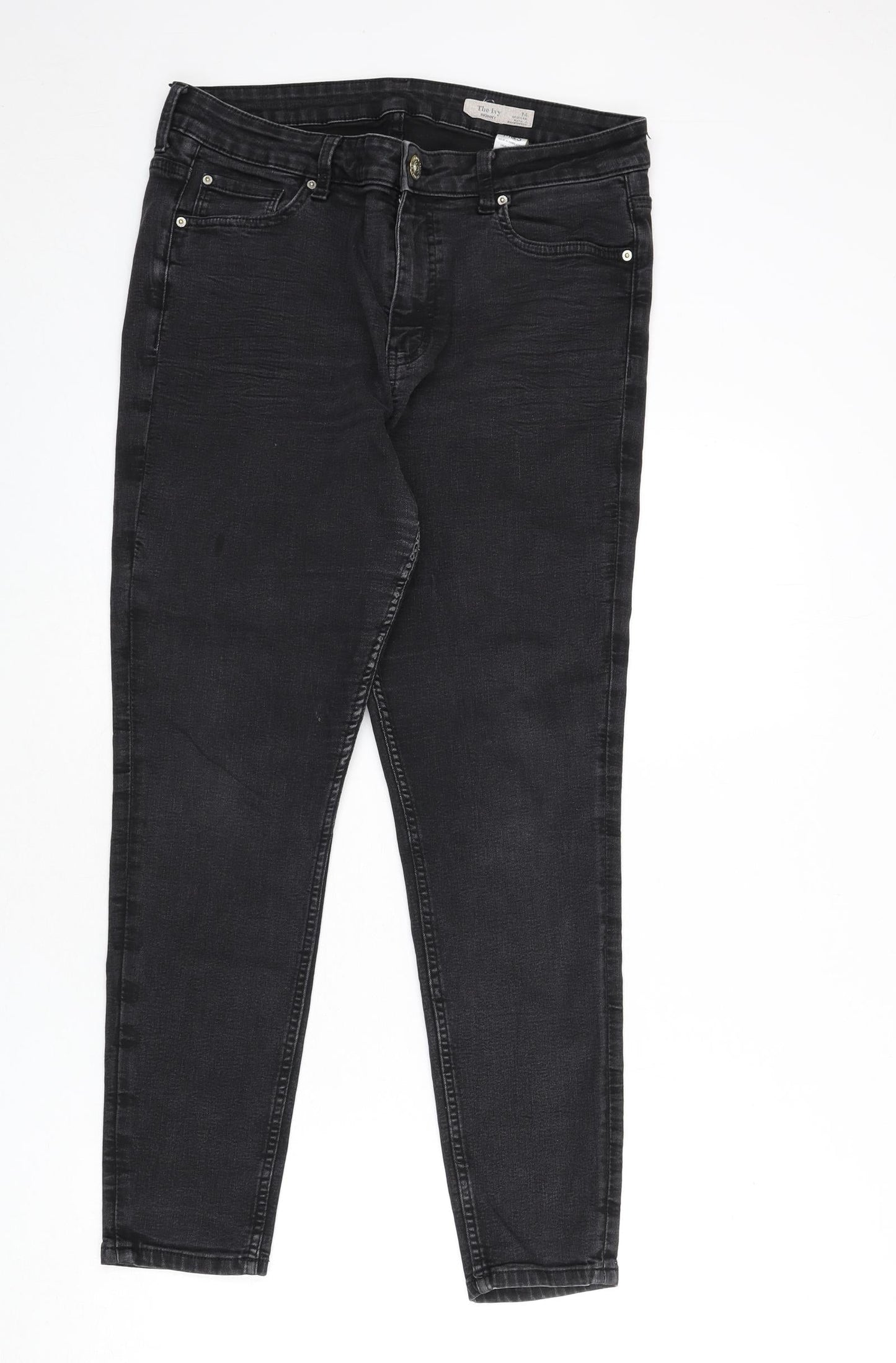 Womens UK Size 16 Marks and Spencer Regular Fit Skinny Grey Jeans