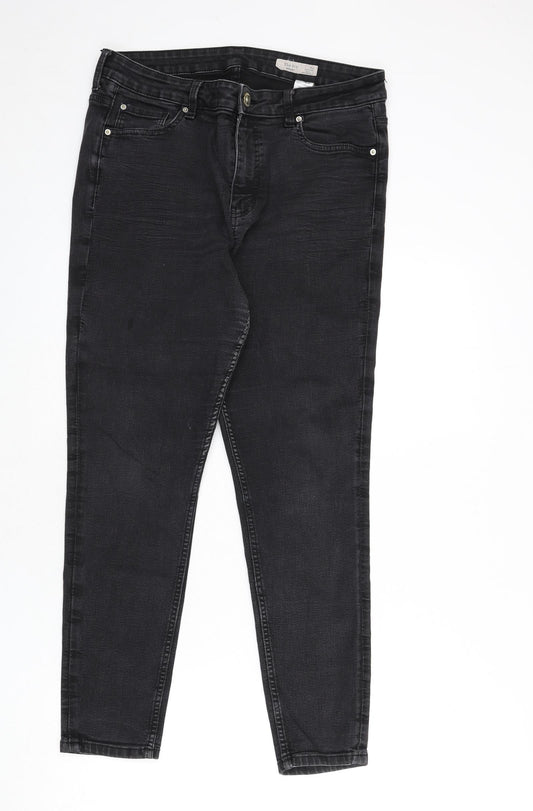 Womens UK Size 16 Marks and Spencer Regular Fit Skinny Grey Jeans