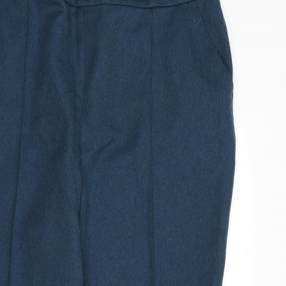 Womens UK Size 22 EWM Regular Fit  Blue Trousers