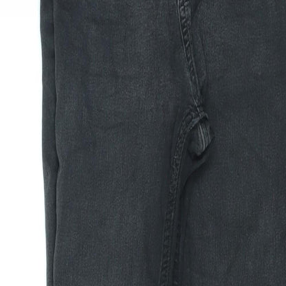 Womens UK Size 10 H&M Regular Fit Skinny Black Jeans