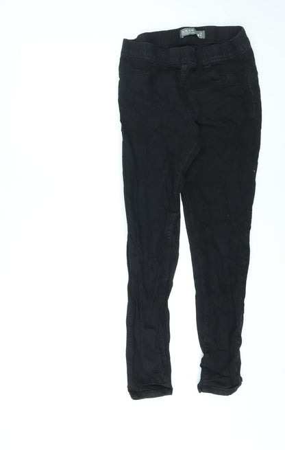 Denim & Co. Womens Black Cotton Jegging Jeans Size 14 L26 in Regular