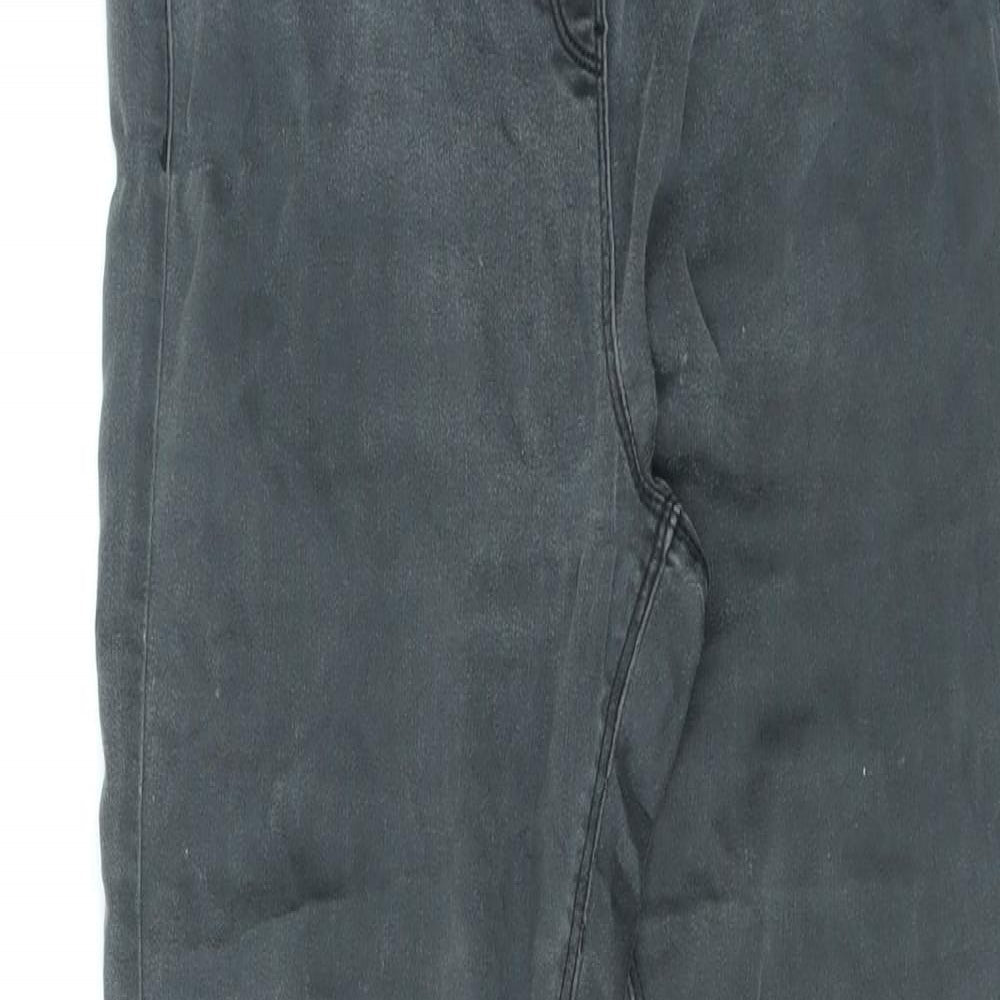 George Womens Grey Cotton Skinny Jeans Size 12 L27 in Regular - Elasticated Waist