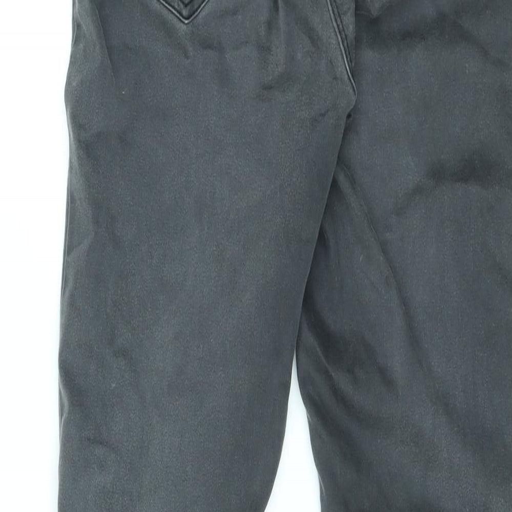 George Womens Grey Cotton Skinny Jeans Size 12 L27 in Regular - Elasticated Waist