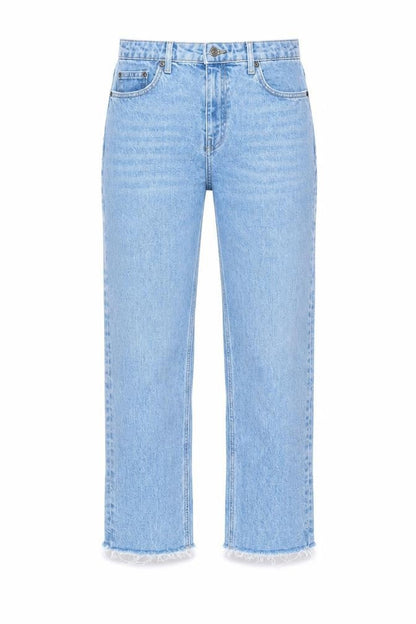 Womens UK Size 30 Topshop Regular Fit Straight Blue Jeans