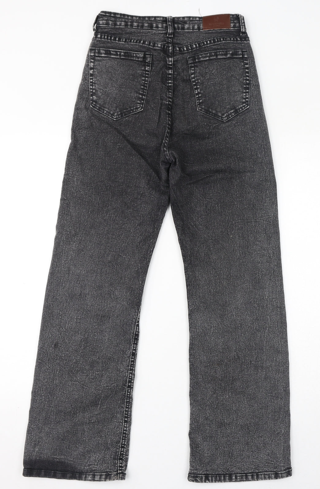 Warpath Womens Black Cotton Straight Jeans Size 27 in L28 in Regular Zip
