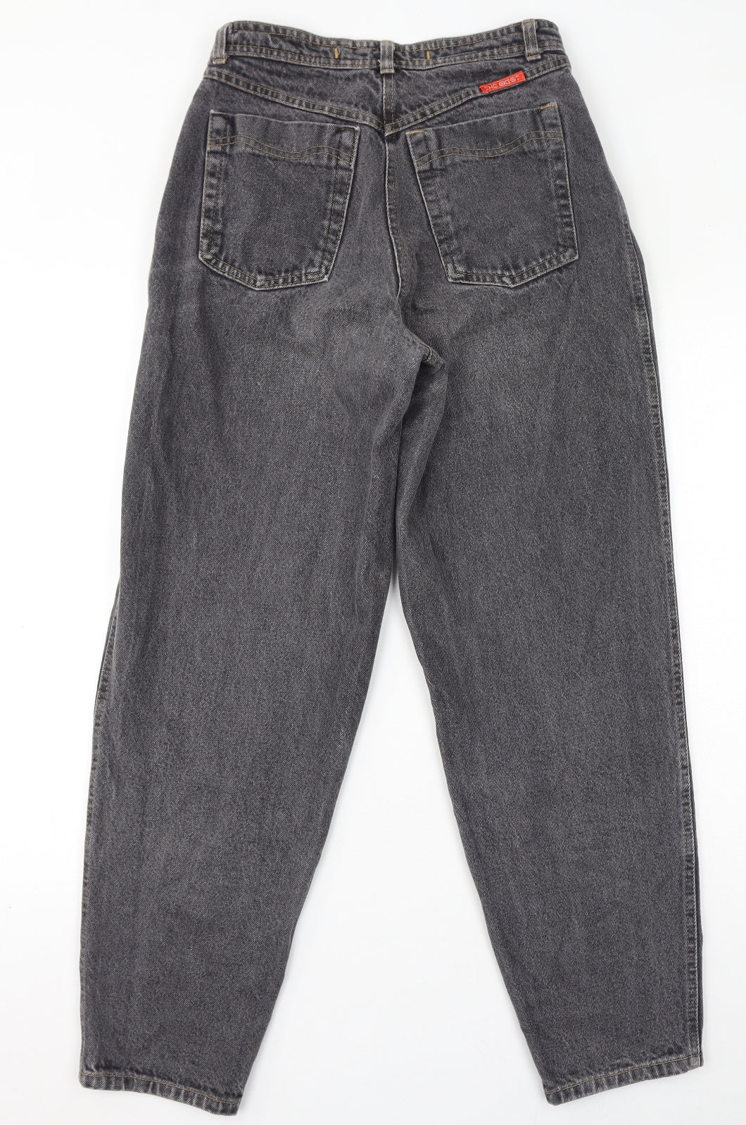 Best Womens Grey Cotton Mom Jeans Size 28 in L30 in Regular Zip