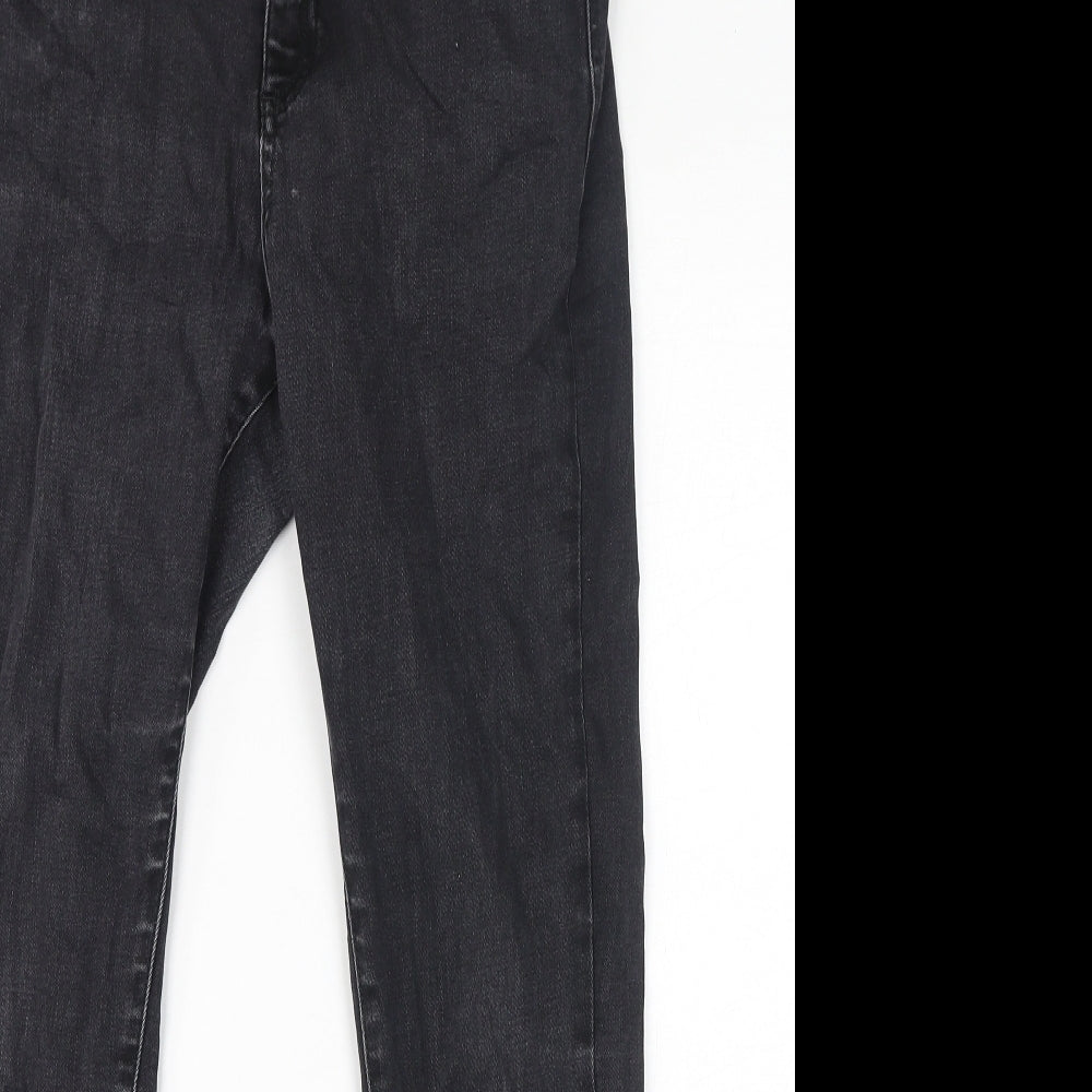 Womens UK Size 14 Marks and Spencer Regular Fit Skinny Grey Jeans