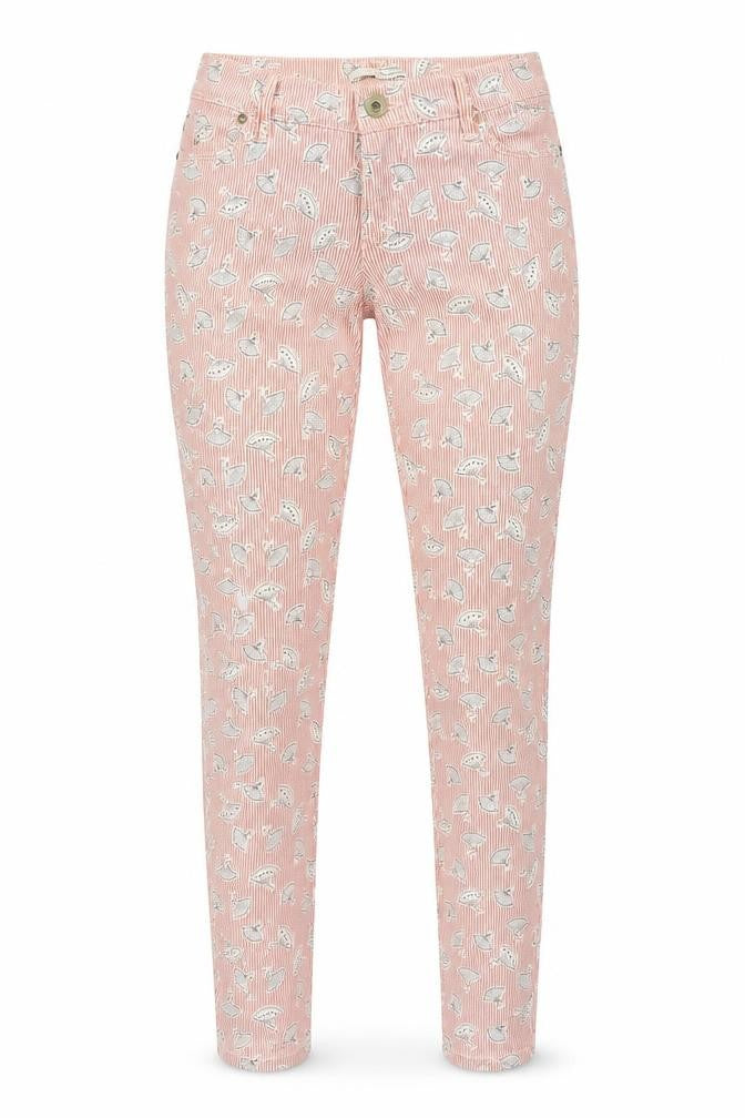 Womens UK Size 8 River Island Regular Fit Tapered Red Jeans