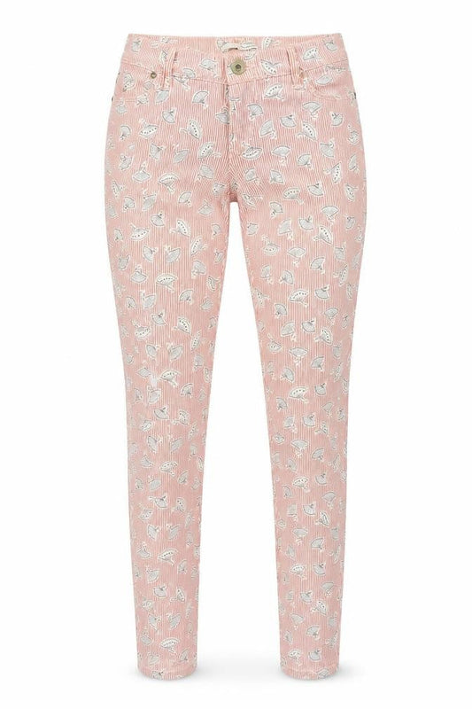 Womens UK Size 8 River Island Regular Fit Tapered Red Jeans