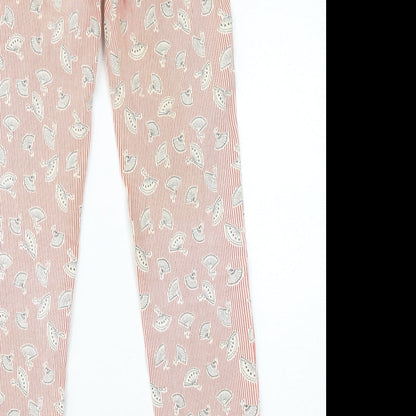 River Island Womens Red Striped Cotton Tapered Jeans Size 8 L30 in Regular Zip - Fans