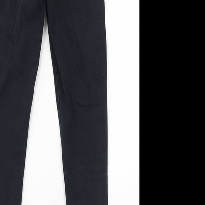 Topshop Womens Black Polyester Skinny Jeans Size 28 in L27 in Regular Zip